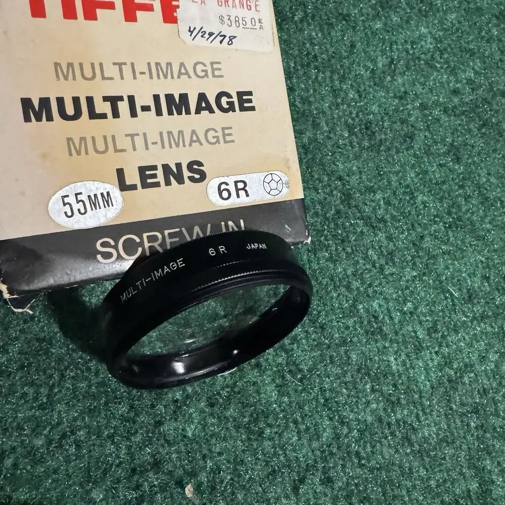 Vintage TIFFEN 5R MULTI-IMAGE  55mm Filter Lens with Case - Japan